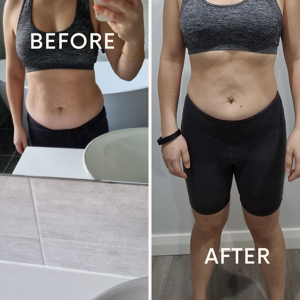 Wanna Win Fitness client before and after progress photo